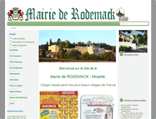 Tablet Screenshot of mairie-rodemack.fr